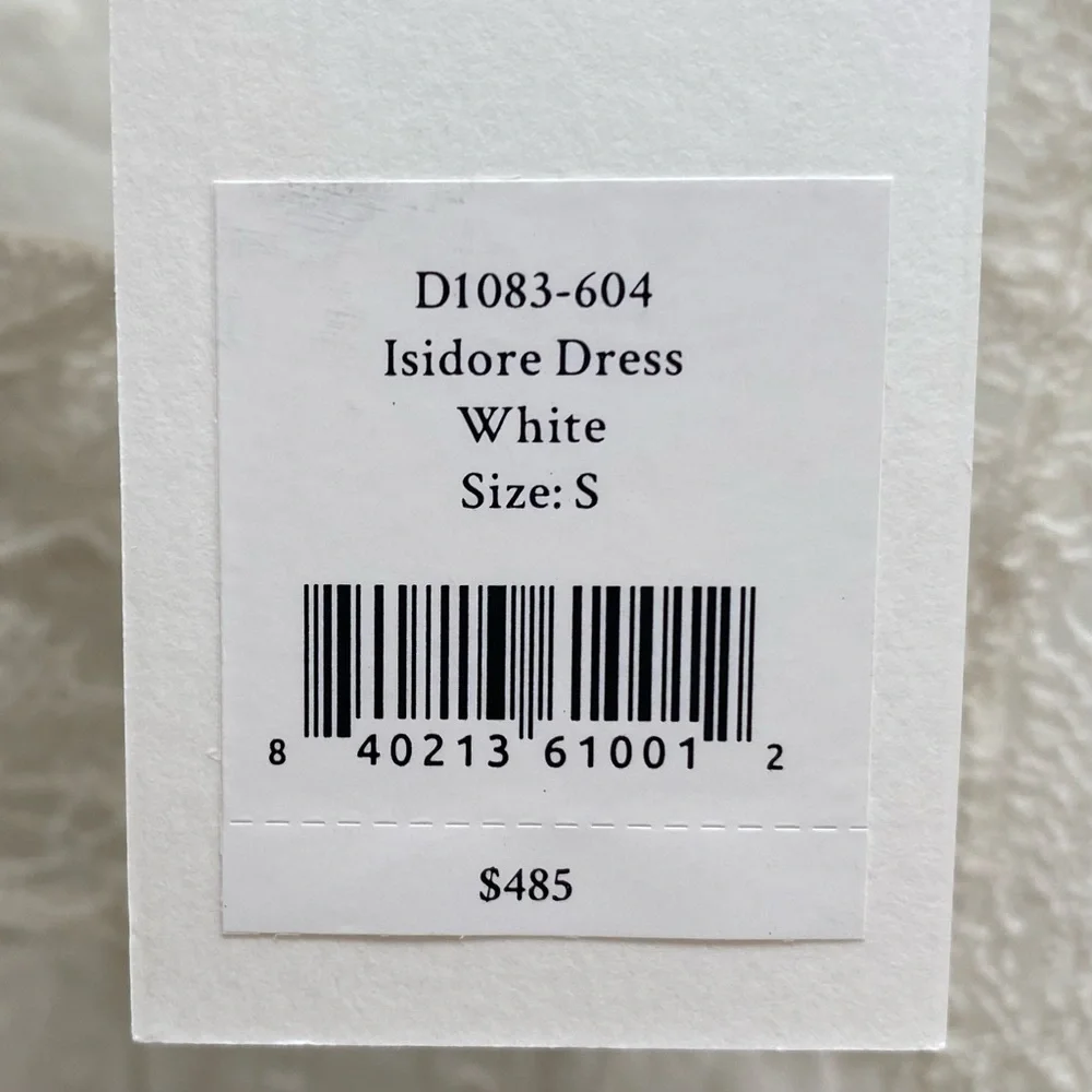 NWT LoveShackFancy Isidore White Boho Lace Ruffle Mini Dress Size Small - Picture 8 of 14